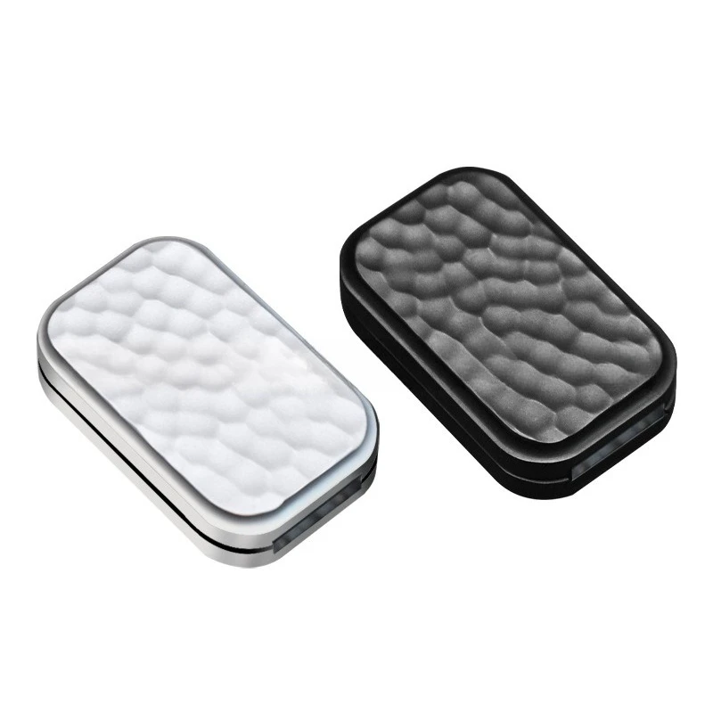 Ding Ding Sound Metal Fidget Mechanical Slider Dense Paragraph Magnetic Push Card Plate Coin EDC Anti Stress Relief Sensory Toy