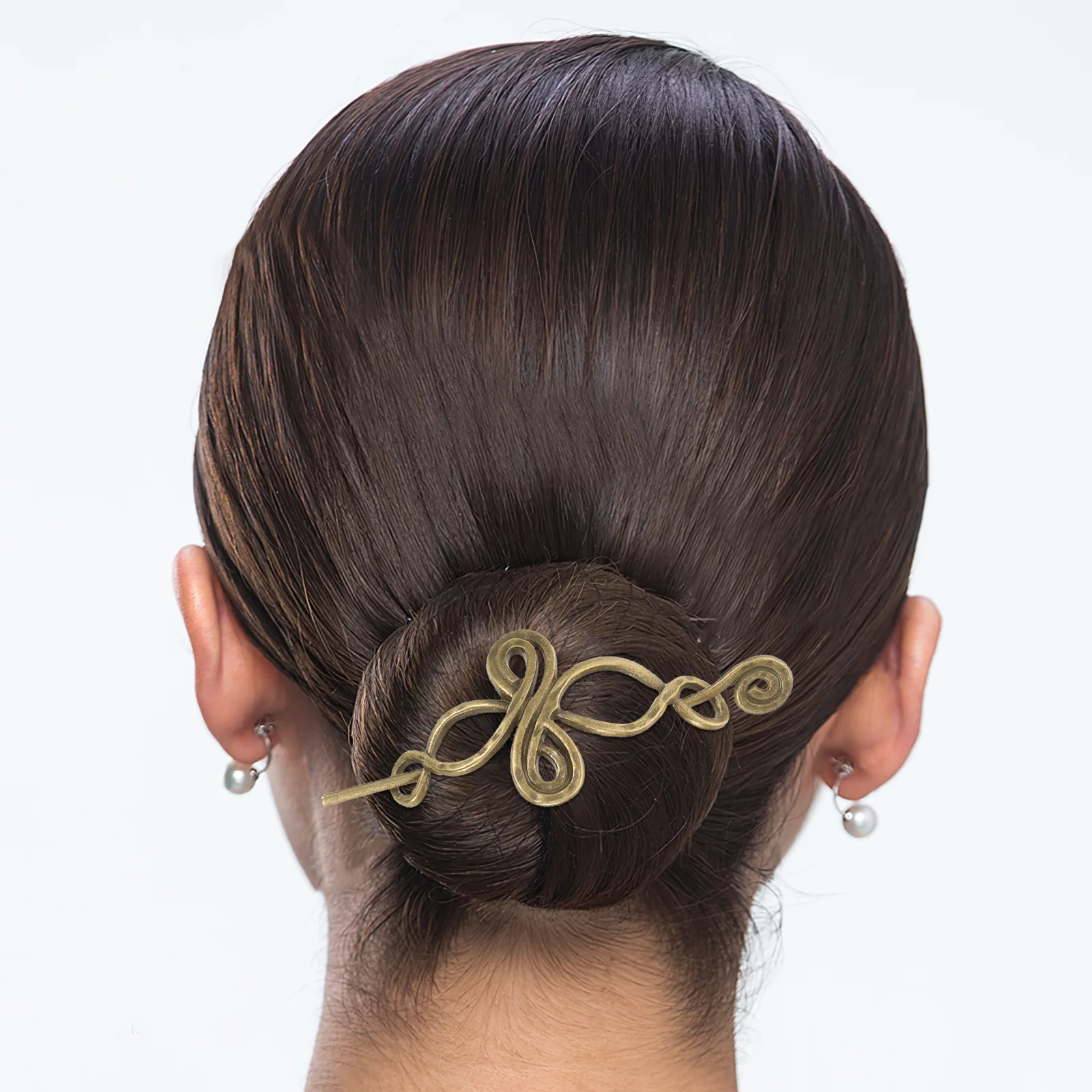 

3Pcs Vintage Hollow Alloy Hair Clip Set Retro Viking Hair Accessories Metal Hairpins for Wedding Bridal Updo Chignons