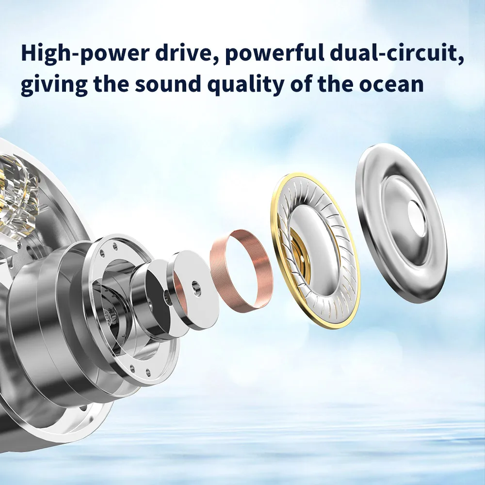 TRN Conch Earphone High-Performance DLC Diamond Diaphragm Dynamic In-Ear Monitors Tuning Nozzle Filters For Xiaomi