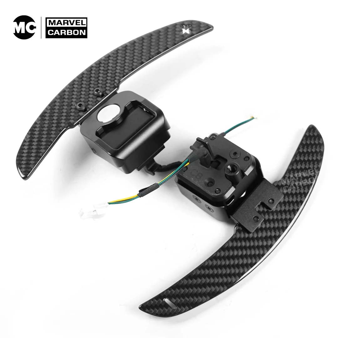 

Совместим с Audi C8 серии A6 A7 S6 S7 RS6 RS7 глянцевый магнитный переключатель из углеродного волокна