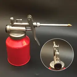 Hogedruk Duimpomp Olieboiler Met Lange Nozzle Olie Pot Spuitbus Smering Olie Kan Fles Voor Auto Home Smeermiddel Airbrush