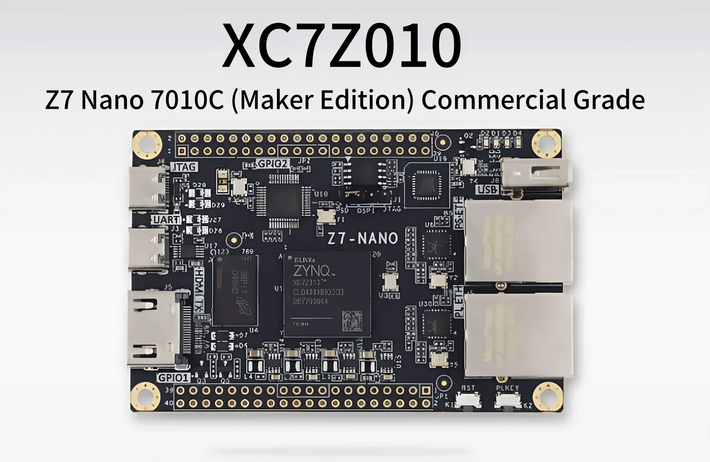 บอร์ดพัฒนา FPGA Z7-Nano XILINX บอร์ดหลัก ZYNQ รุ่น 7020 7010 PYNQ พอร์ตเครือข่ายคู่