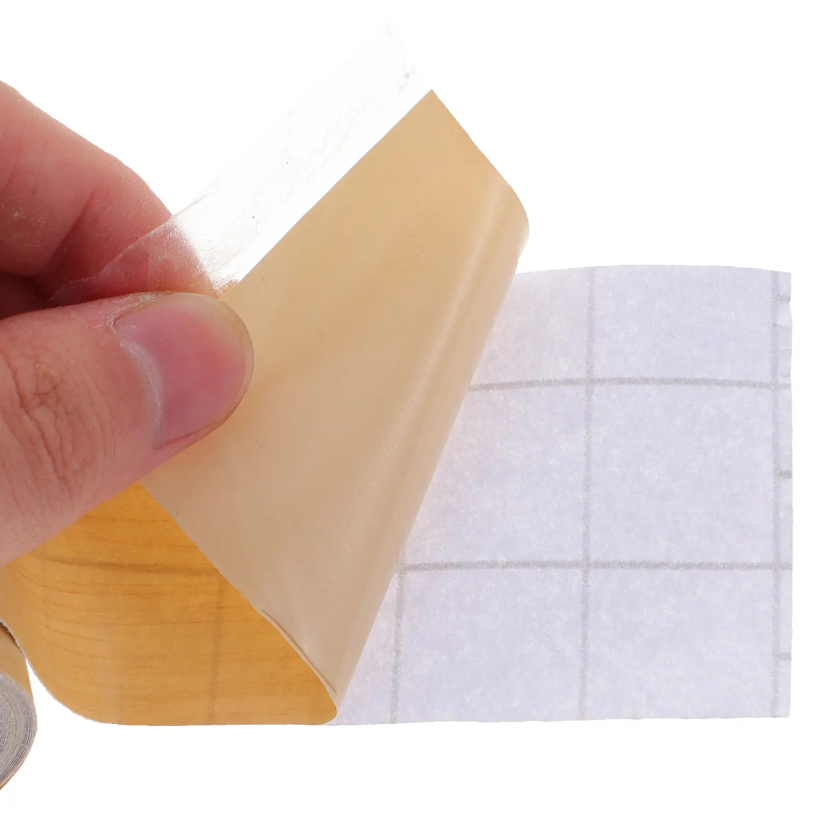 

Белая напольная лента с текстурой дерева, самоклеящаяся ПВХ-лента для плинтусов и оформления постеров