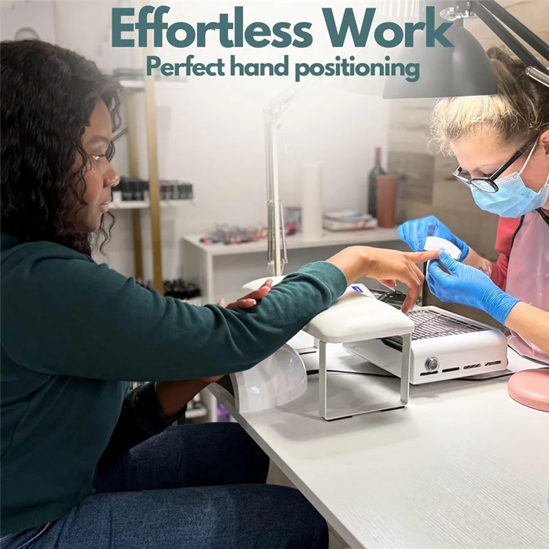 Well Made-Nail Arm Rest,Detachable Arm Rest For Nails Tech, Non-Slip Hand Rest For Nails Tech, Nail Arm Rest For Nail Tech