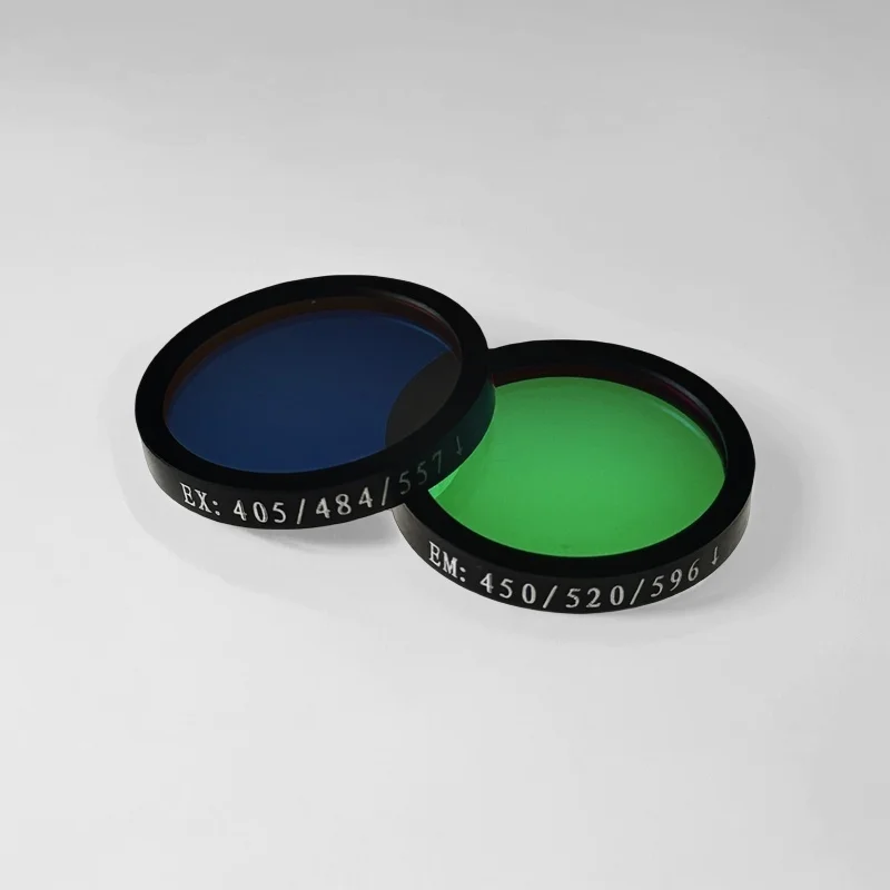 Ex:BP365F40&480F30 DC:403&502  EM:BP430F30&535F40 Double-Bandpass Optical Filters for Fluorescence Microscope