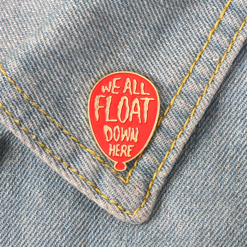 Wholesale Brooch and Pin Beelejuice Cat Death Heart Balloon Game Turntable Console Gamepad Food Box Enamel Badge Gift for Friend