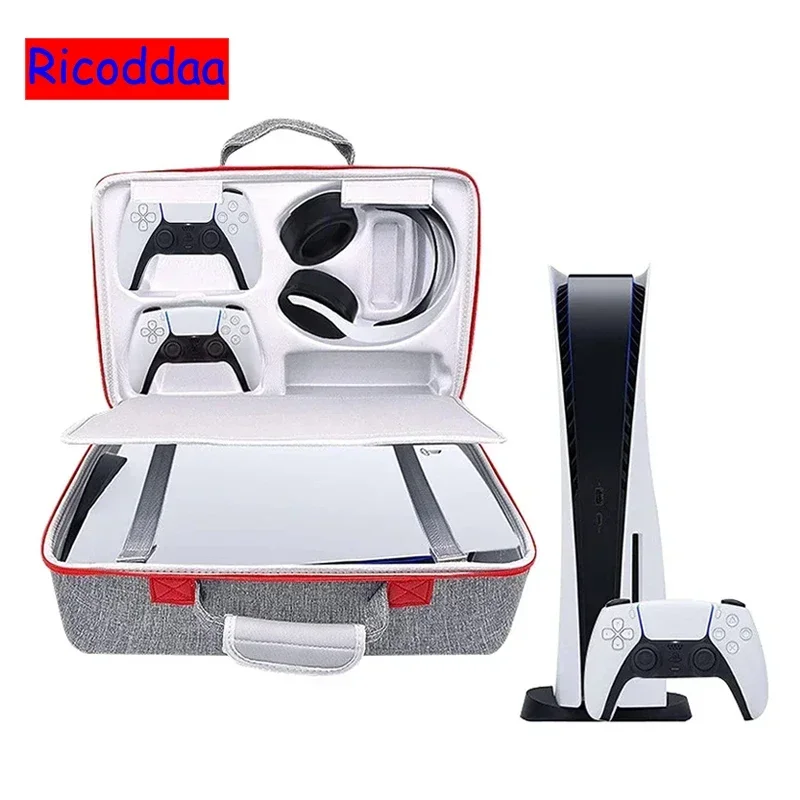 PS4コンソール用保護トラベルバッグ,デラックス,防水,コントローラー,ヘッドセットオーガナイザー,ハードキャリングケース