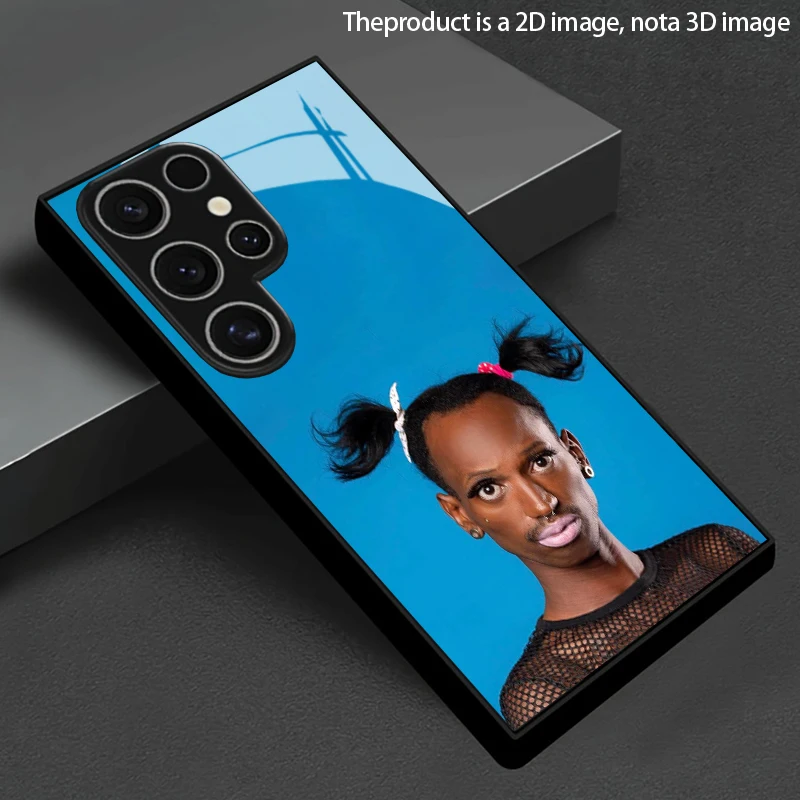 Double Tail Pattern 2D Phone Case for Samsung S26 S25 S24 S23 S22 S21 S20 A56 A55 A36 Tempered Glass Protective Cover