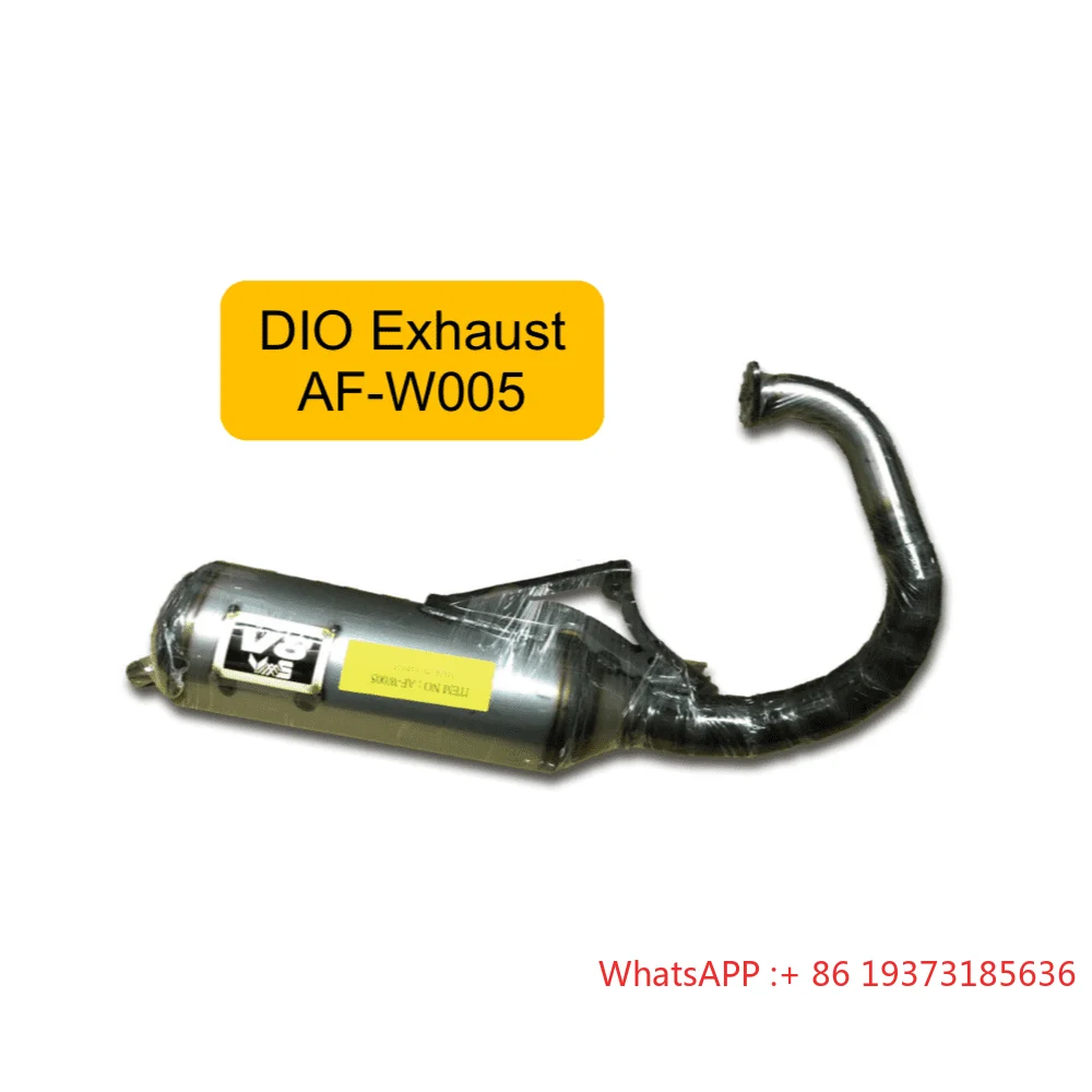 DIO AF-W001 Motorrad Racing Schalldämpfer Auspuffrohr für Honda AF17 AF18 AF27 AF28