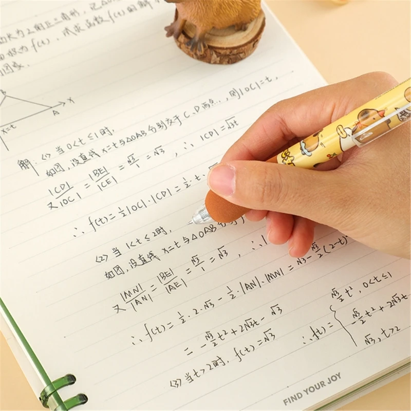 4 шт., гелевая ручка с героями мультфильмов, выдвижная гелевая ручка, пишет гладко, быстро сохнет