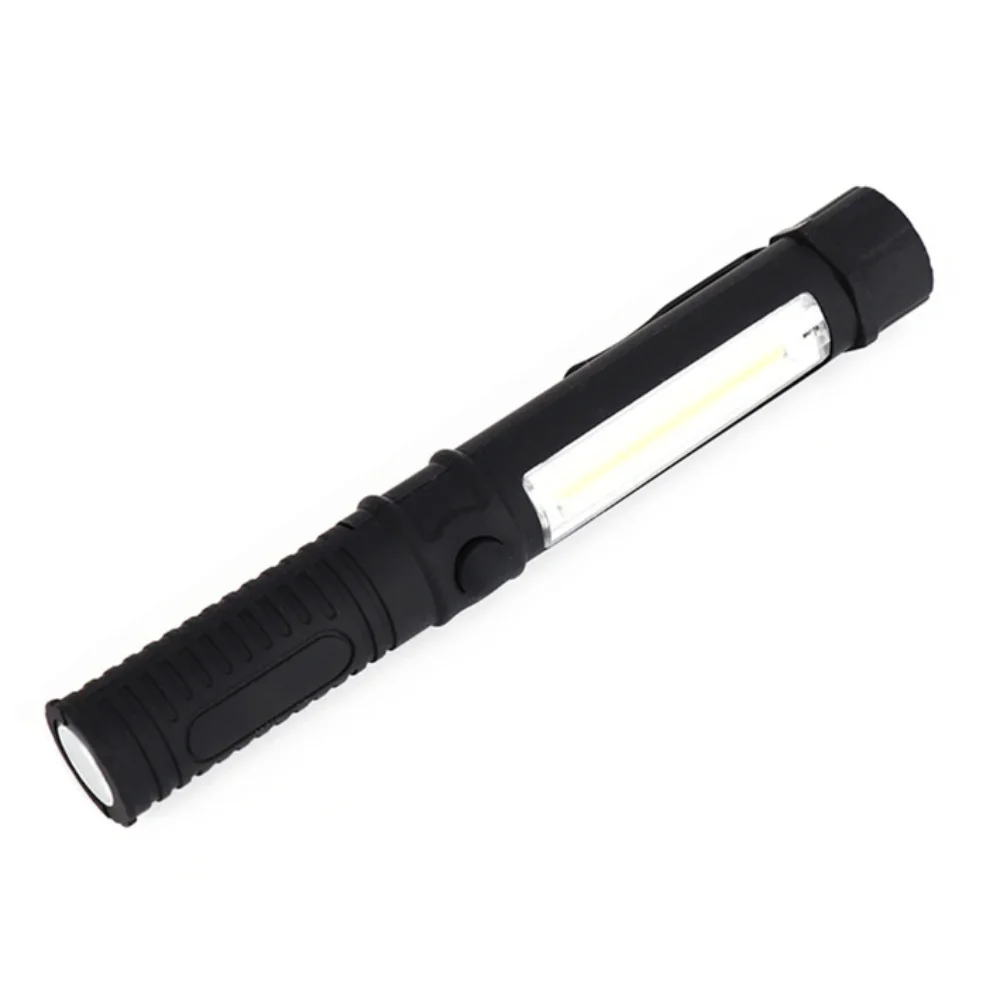 LED Multifunctional COB LED Flashlight Magnetic Base Waterproof Work Light Clip Bottom Magnet Inspection Flashlight Pole