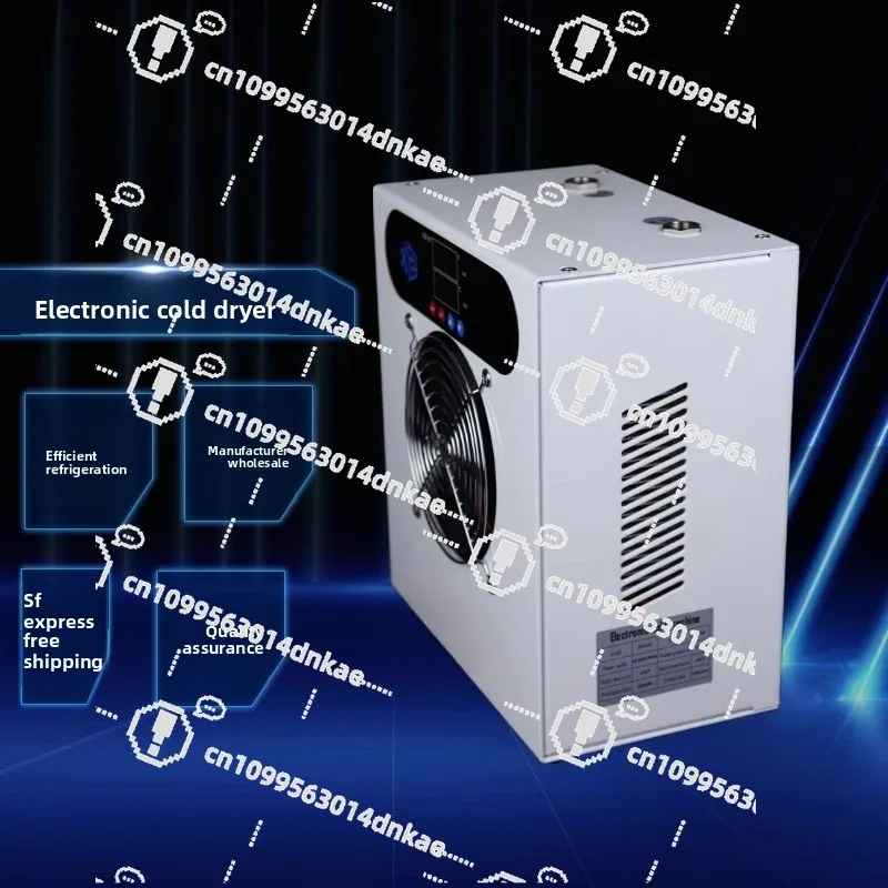 Refrigerated Compressed Air Dryer, Air Source Water Removal and Filtration, Small Cold Dryer, Automatic Drainage, Industrial Use