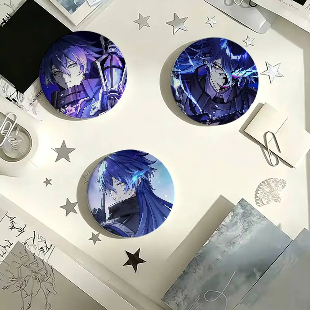 

Genshin Impact Flins Brooches Cartoon Badge Pins Backpack Hat Accessories Friend Gift
