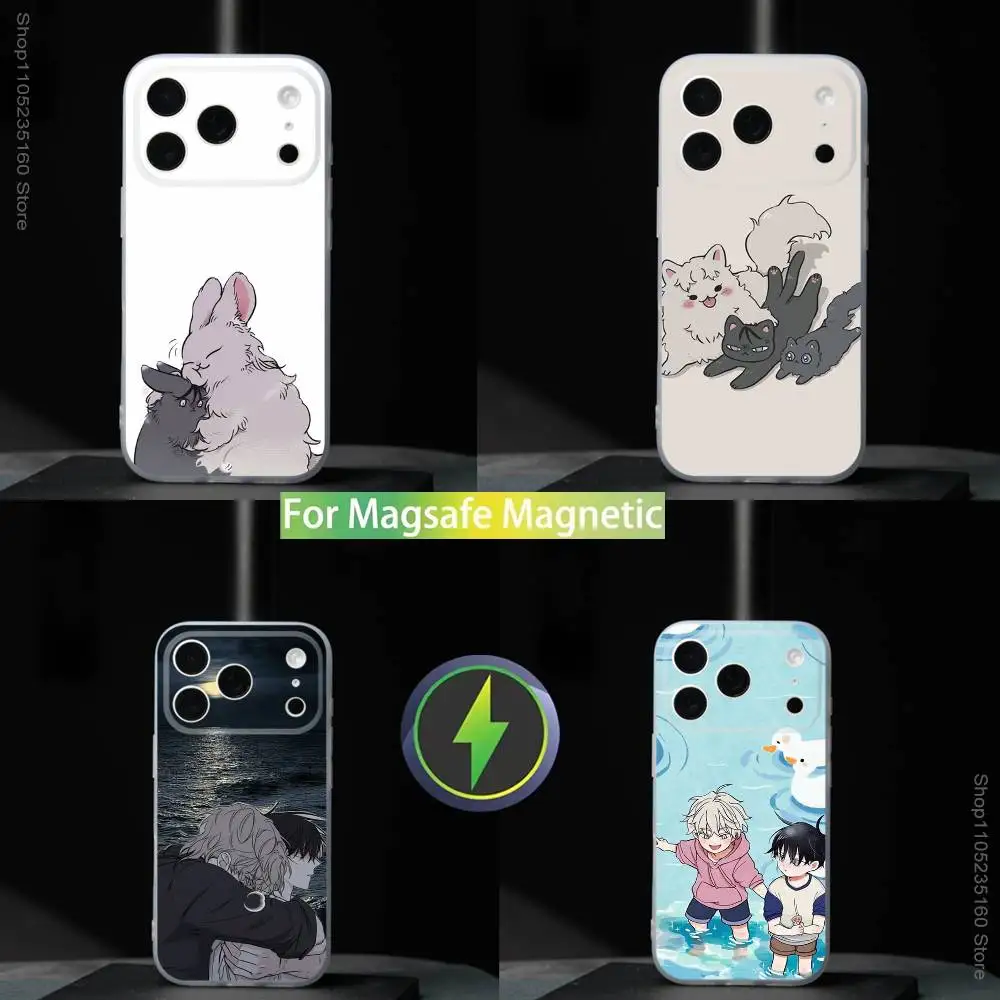 

Cute L-Low Tide in T-Twilight For iPhone 11,12,13,14,15,16,17,Pro,Max,Plus,Mini,SE4,E Phone Case Magnetic For Magsafe Wireless