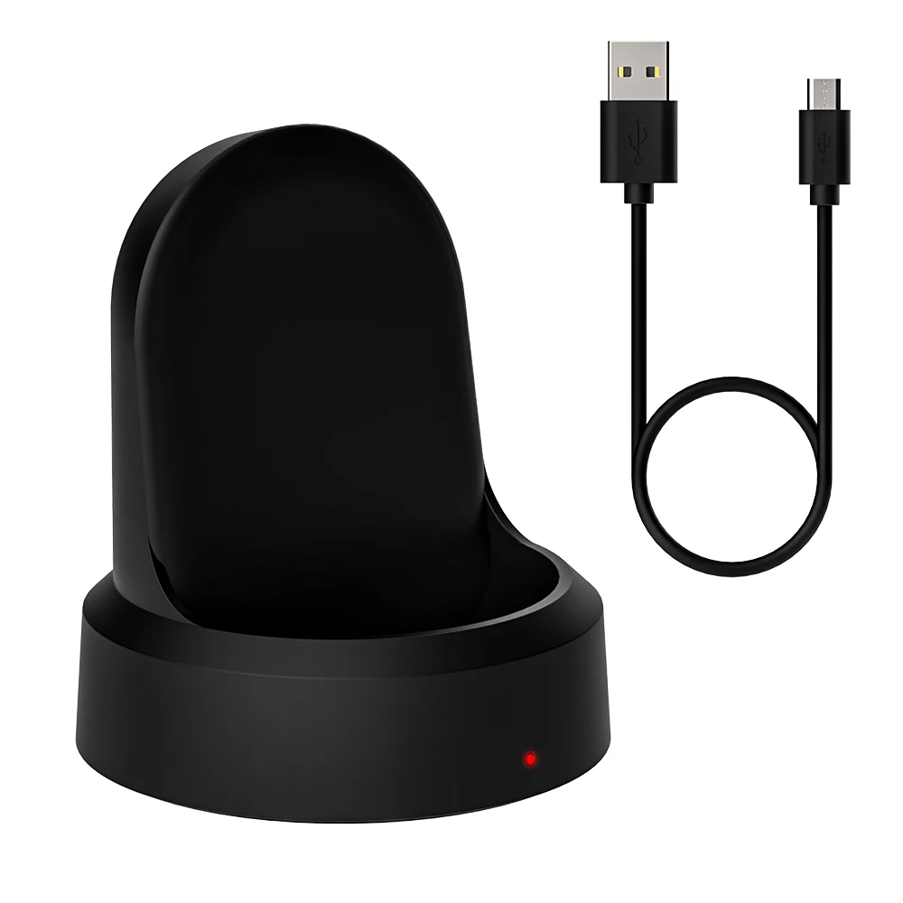 SMIEA Wireless Fast Charger สําหรับ Samsung Gear S3 Frontier S2 เครื่องชาร์จนาฬิกาสําหรับ Samsung Galaxy Watch