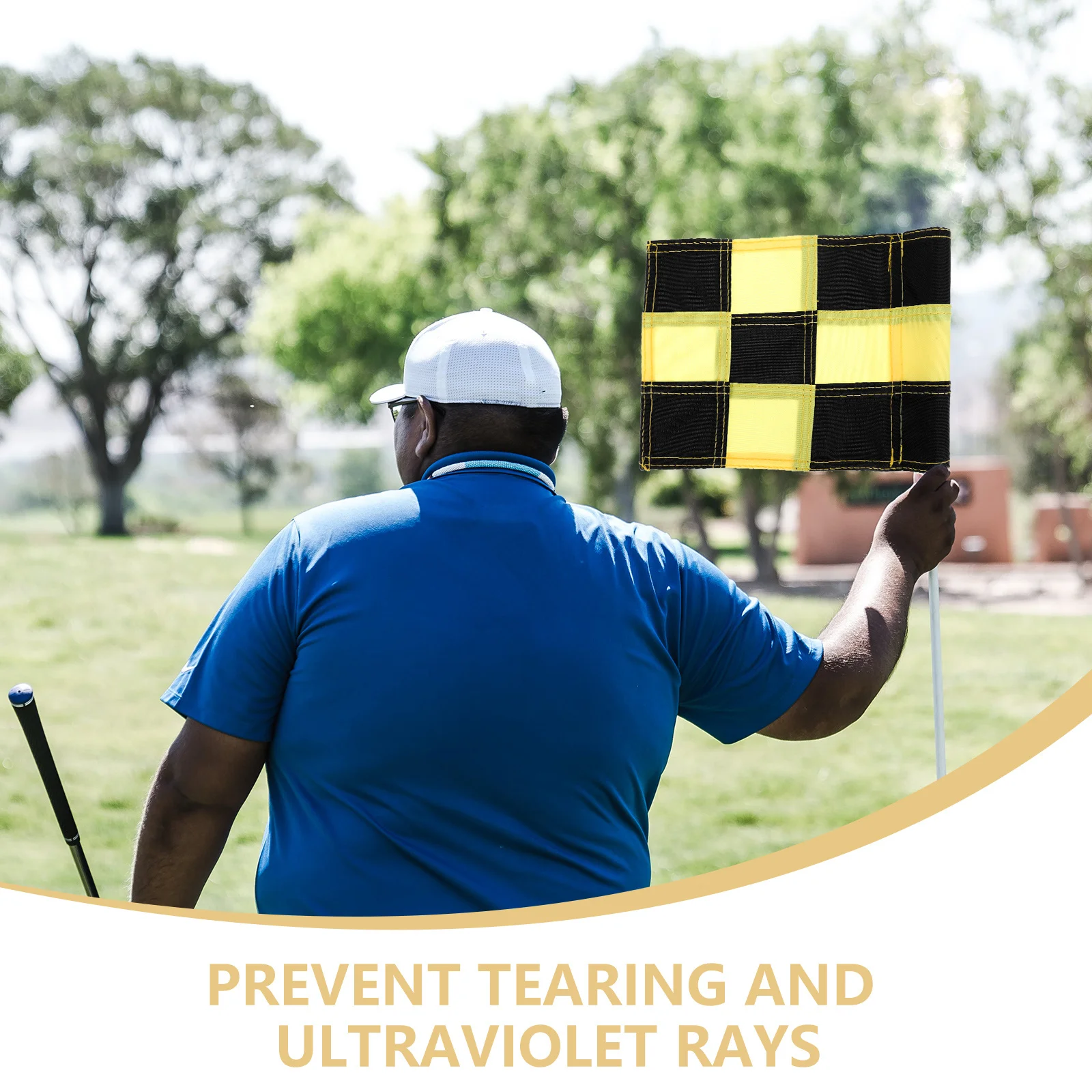 

Nylon Training Checkered Design Portable Practice For Course Uv Resistant Golf Flags For Yard Putting Practice Lightweight Small