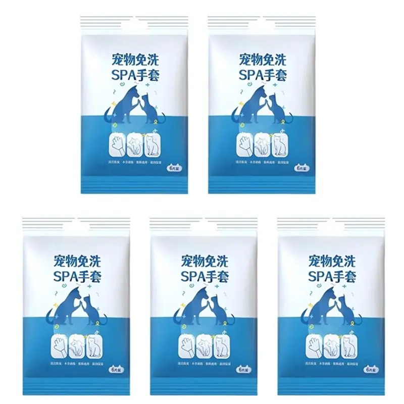 

Одноразовые перчатки-полотенца для мытья животных MAKE-30Pcscat/Dog, не требующие смывания, дезодорирующие, для сухой чистки, влажные