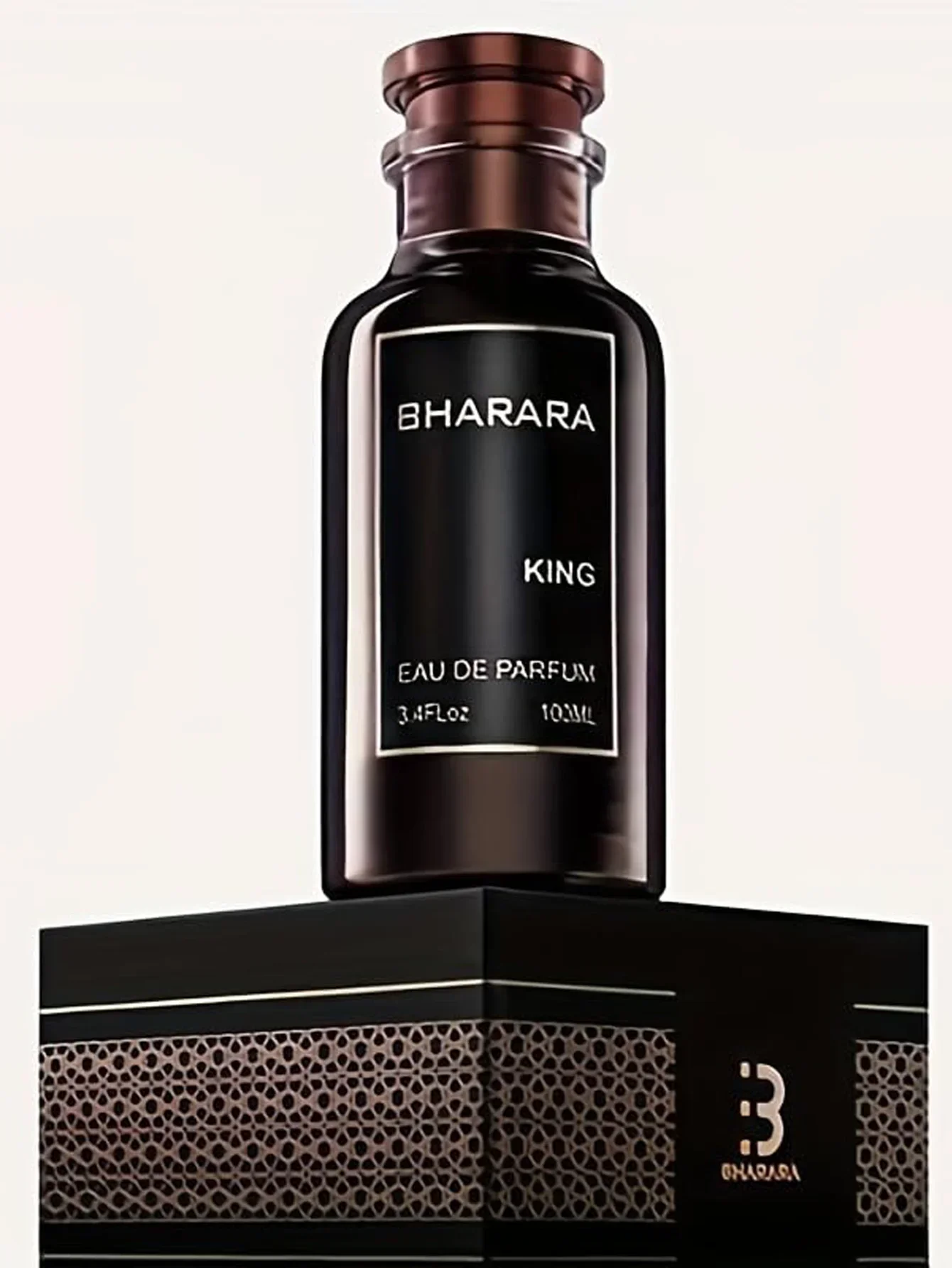 Bharara King Eau De Parfum 100ml - كولونيا Bold Woody Amber طويلة الأمد للرجال، هدية عيد الميلاد الفاخرة