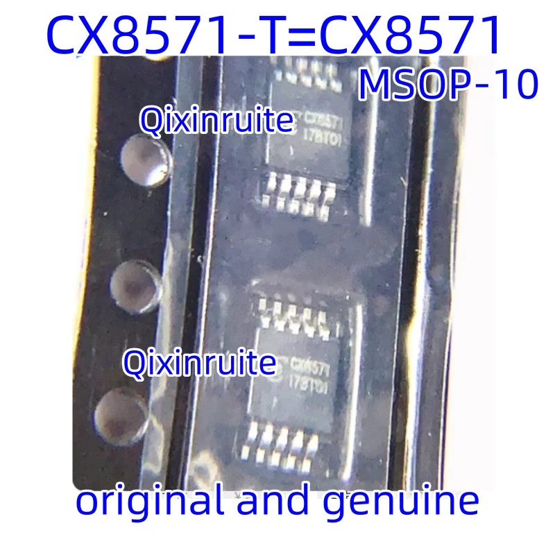 Qixinruite  Brand new original genuine CX8571-T=CX8571 SMT MSOP-10 synchronous step-down controller automotive charger IC chip