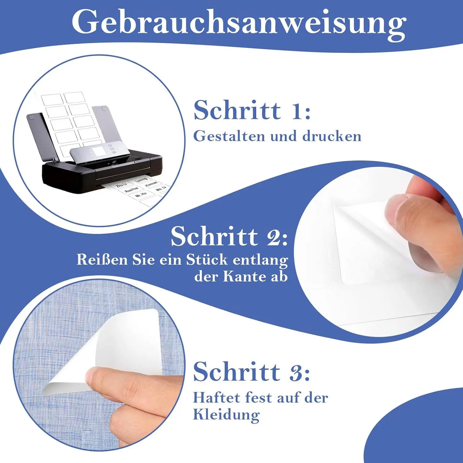 20/80 Sheets A4 Sticky Note Paper Handwriting & Printing,  Pritable Sticker Paper for Office, School, Home Organization