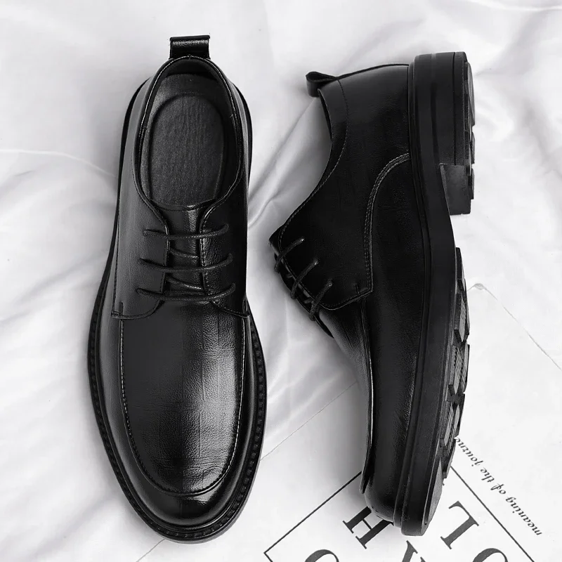 

spring autumn New men's business shoes Men's Formal Skin Shoes Casual fashion Men sneakers Social Elegant trend flat Zapatos