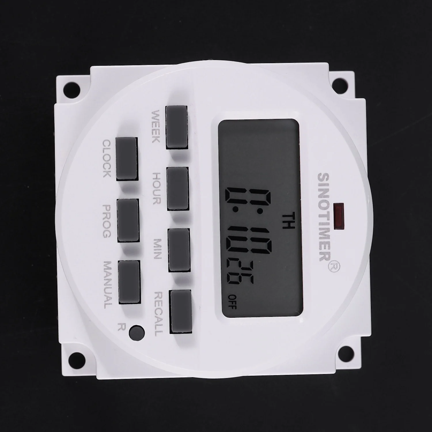 Sinotimer Tm618H-2 220V Ac Digital Time Switch Output Voltage 220V 7 Day Weekly Programmable Timer Switch For Lights Application