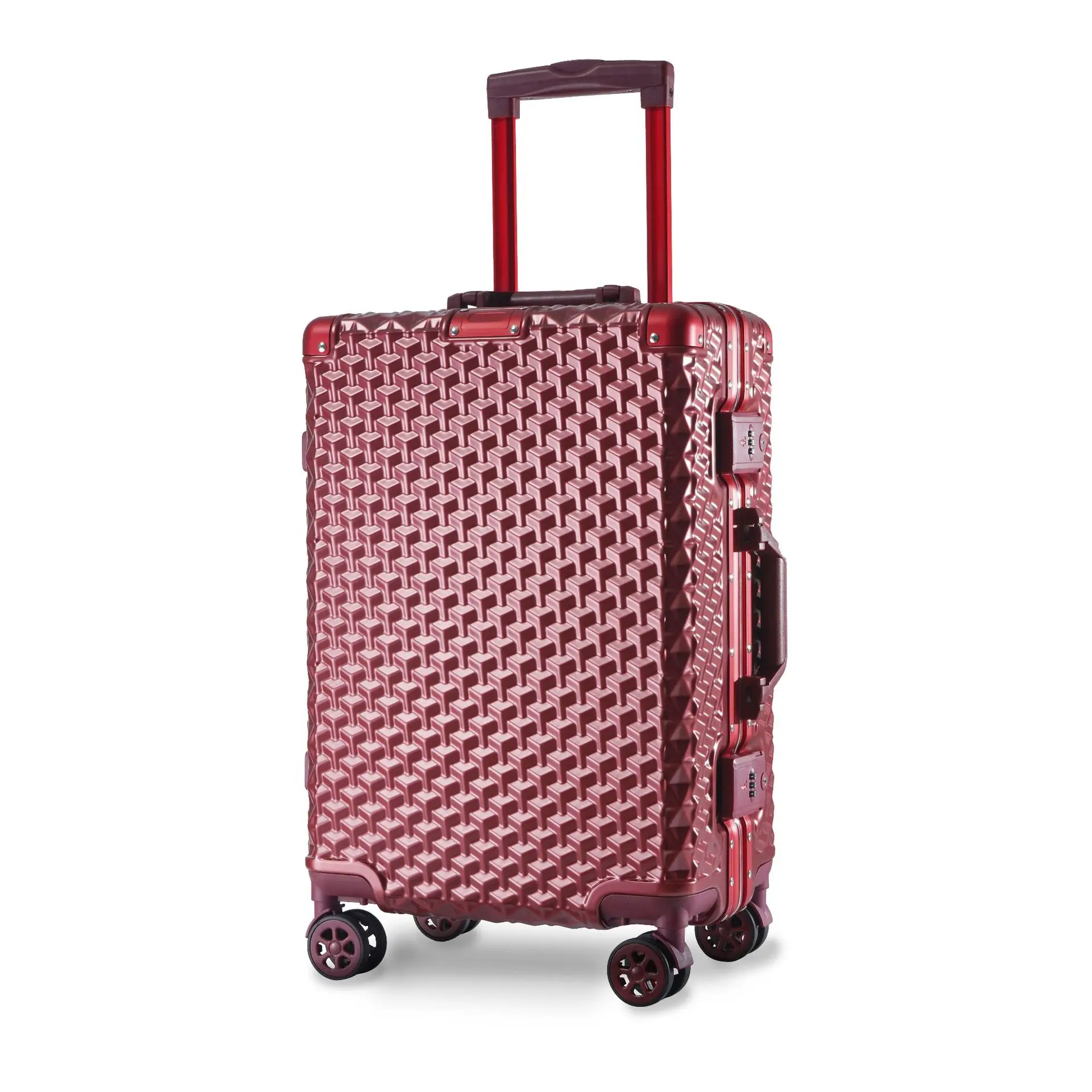 (51) Luggage aluminum frame high-value 24-inch suitcase thickened anti-fall 20-inch carry-on trolley case