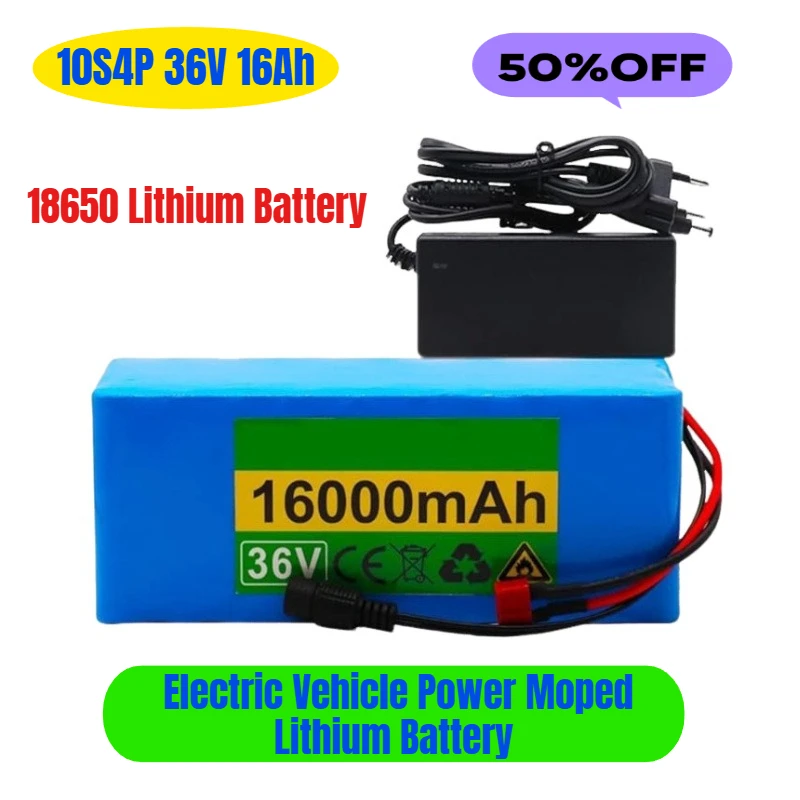 

18650 Lithium Battery 10S4P 36V16Ah Electric Vehicle Power Moped Lithium Battery