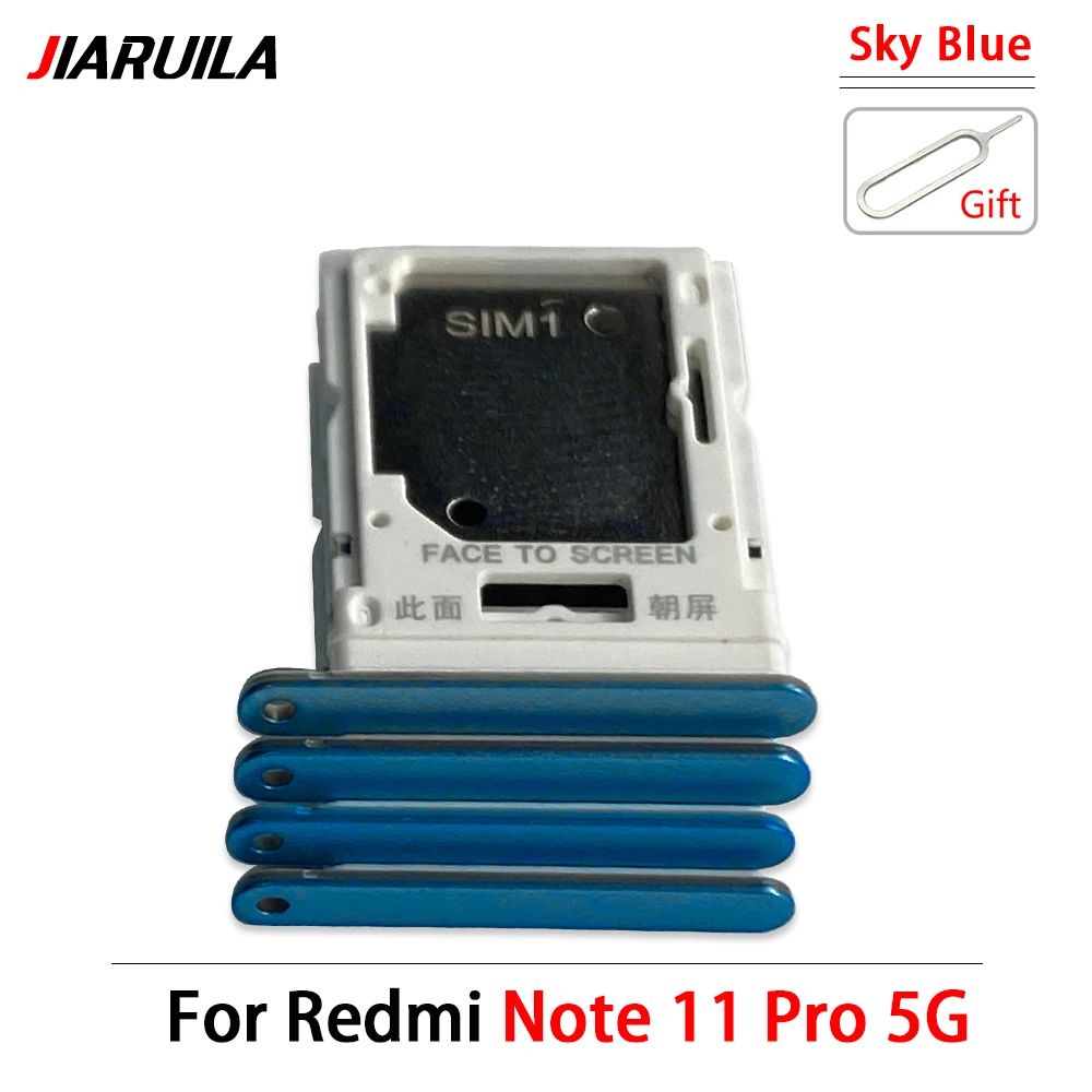 NEW For Xiaomi Redmi Note 11 Pro Plus 5G / Note 11E 11T SIM Card Holder Tray chip slot drawer Holder Adapter Socket