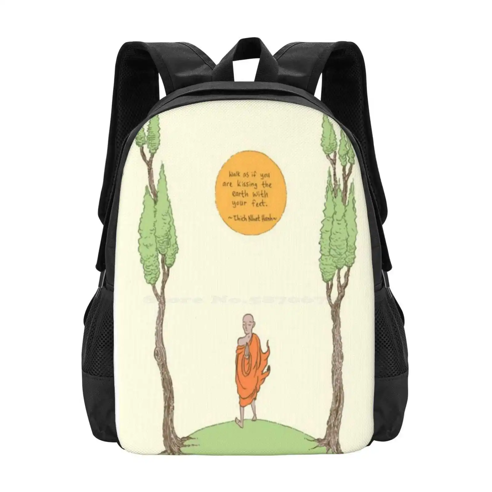 

Thich Nhat Hanh Мотивационный узор Дизайн Ноутбук Путешествия Школьные сумки Thich Nhat Hanh Мотивация Солнце-зеленые скины