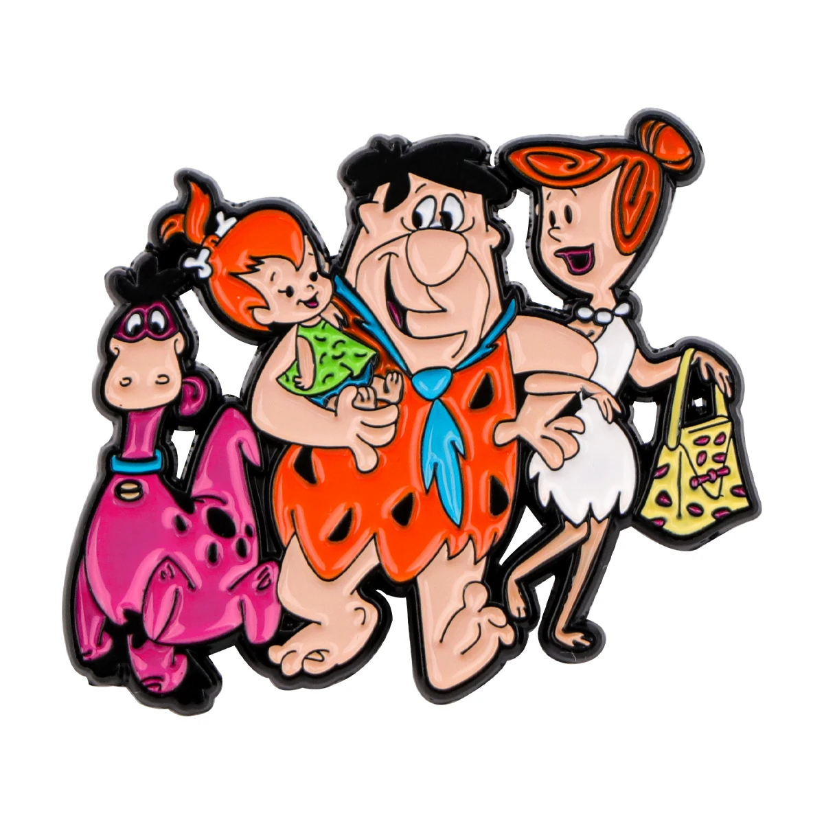 Glückliche Familie Emaille Pins Dinosaurier Revers Abzeichen Mode Schmuck Zubehör Lustige Cartoon Broschen Für Kleidung Rucksack Geschenke – Detail 3