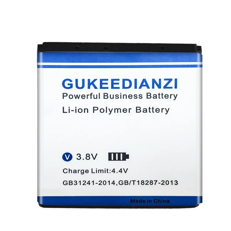 بطارية GUKEEDIANZI لنوكيا ، بطارية N93 ، N73 ، 9300 ، 6233 ، 6280 ، 6282 ، 3250 ، 6151 ، 6234 ، 6288 ، 9300i ، N77 ، 6151 ، 6290 ، N93S