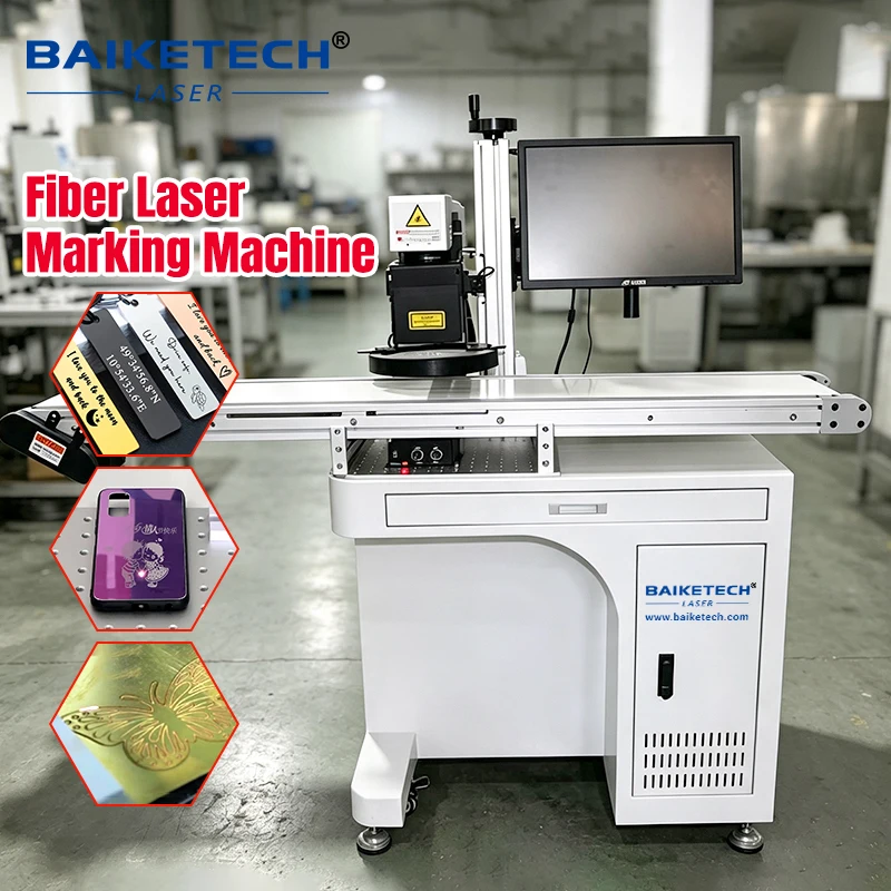Modular Fiber Laser Marker 20W-200W, Compact Head for Tight Production Lines, Ethernet/IP & Profinet Connectivity, 1D/2D Auto-Ve
