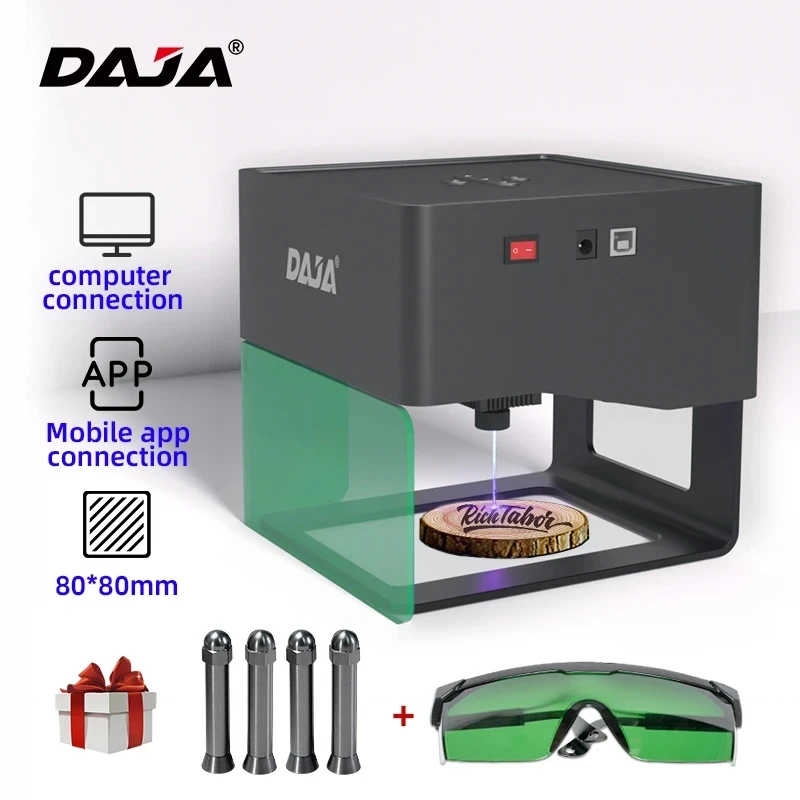 Mini Laser Engraving Machine Portable Printer Home Desktop  Cutting  Logo Marking