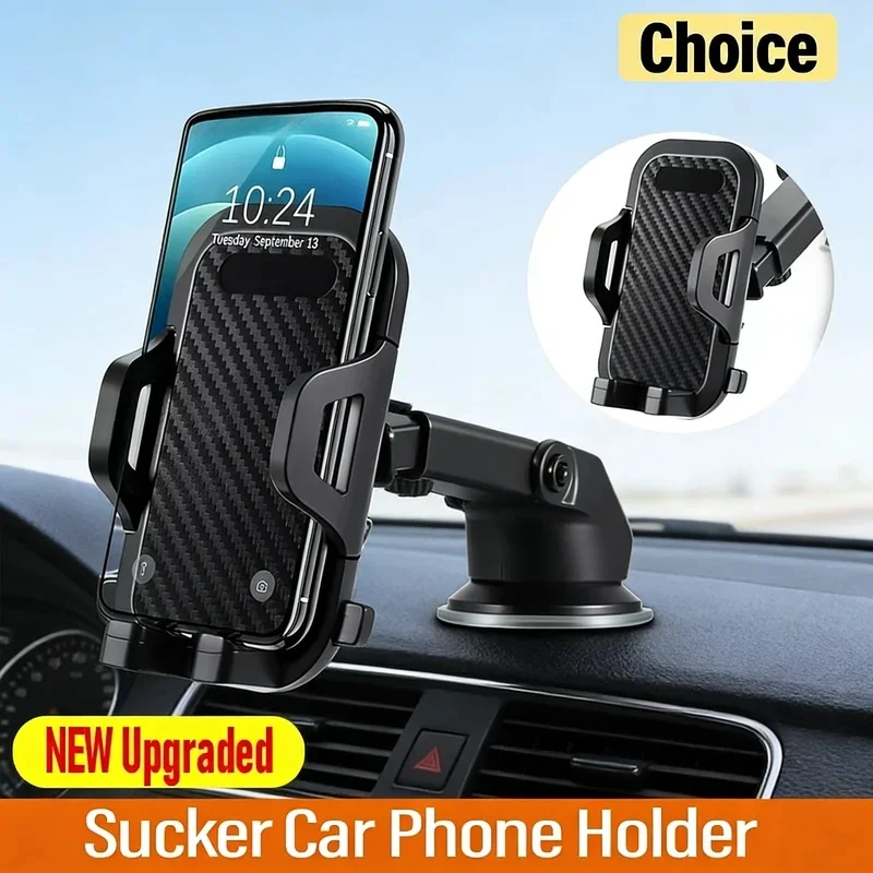 360 °   Suporte de Telefone para Carro Rotativo e Estável, Universal, com Ventosa para Para-brisa e Montagem na Saída de Ar, Suporte para Celulares