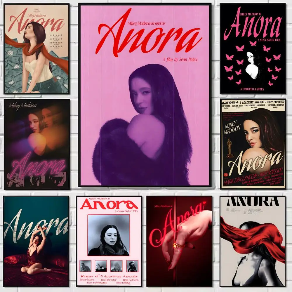 ملصق قماشي لفيلم الحب أنورا للخط: خالي من التجاعيد ومقاوم للماء ومتين لجميع الفضاء لتزيين الحائط #1