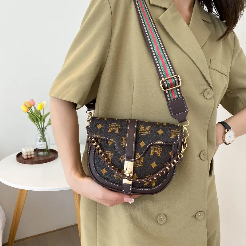 Borsa in stile francese distinta Nuova collezione 2025 - Borsa a tracolla alla moda squisita di fascia alta per donne di lusso leggere