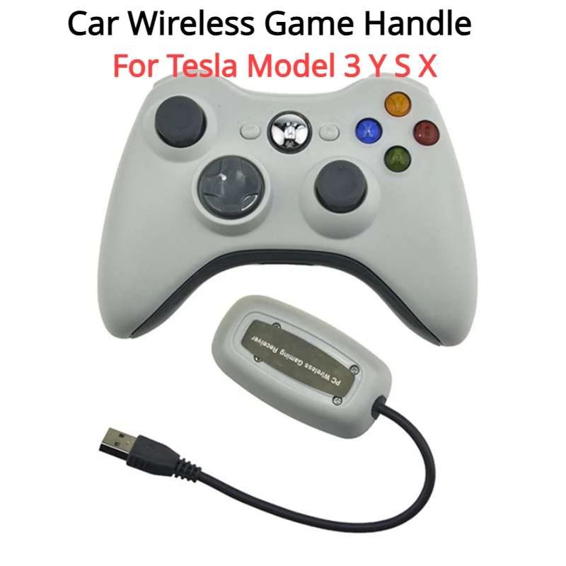 

Wireless Game Handle for Tesla Model 3 Y S X Screen Controller Tablet Joystick Interior Refit Trim for XBox Accessories 2021~23