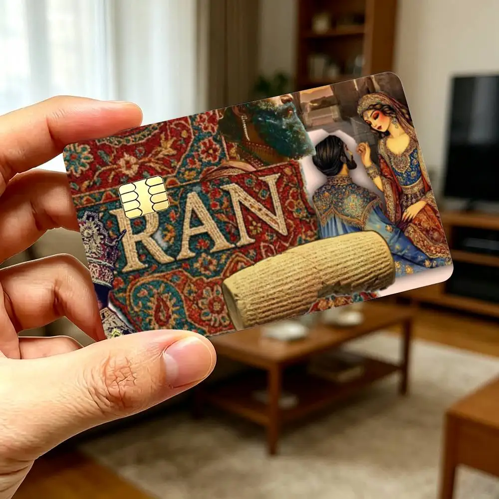 History Iran Shah Art wallpaper Credit Card HD Stickers Game Card Decal Small Chip Waterproof Sticker Gift