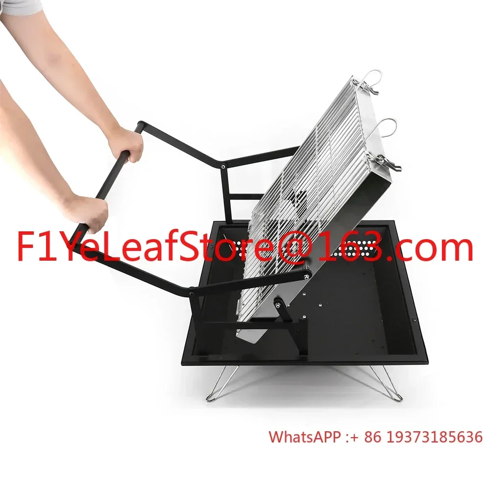 Easy Charcoal Flip Folding BBQ Grills New Portable Camping