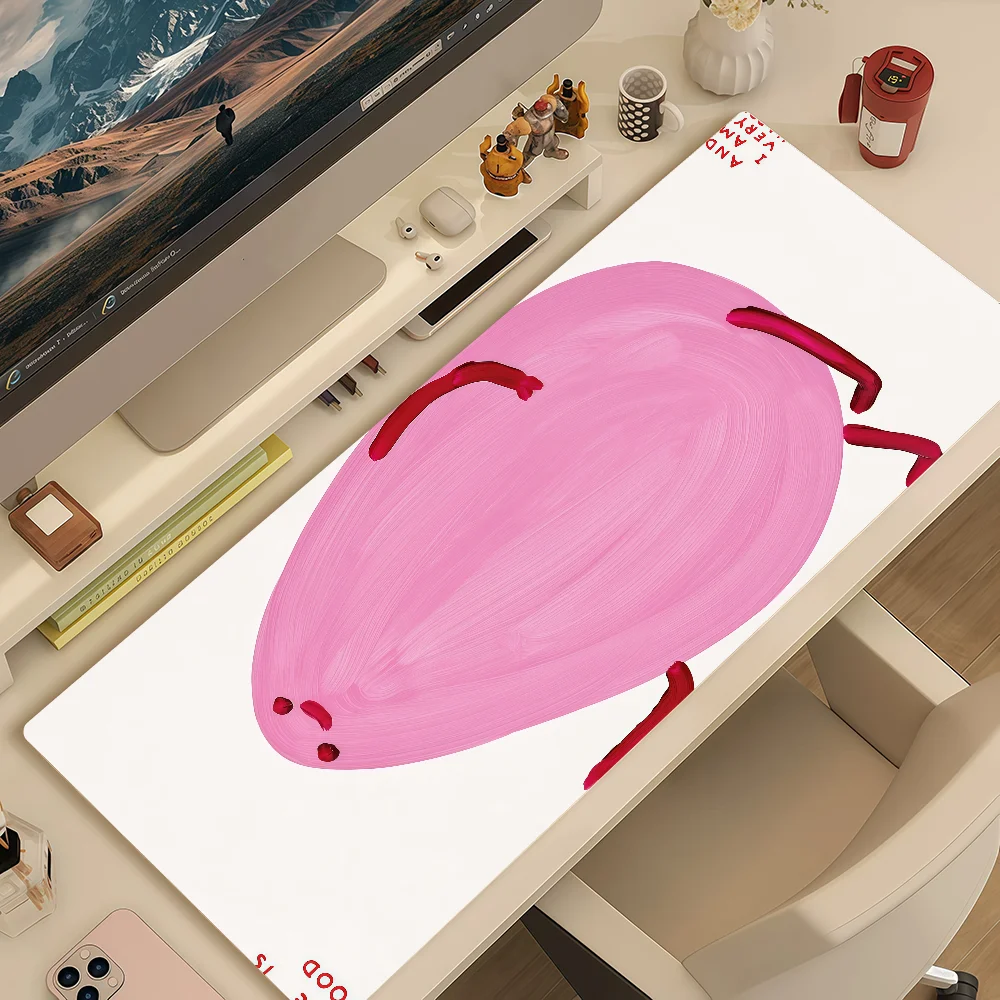 Mouse Pad MousePad Non-slip Lockedge Office S-Shrigley Student Artist Gaming Visual Thickened Large Writing Pad D-David Cushion