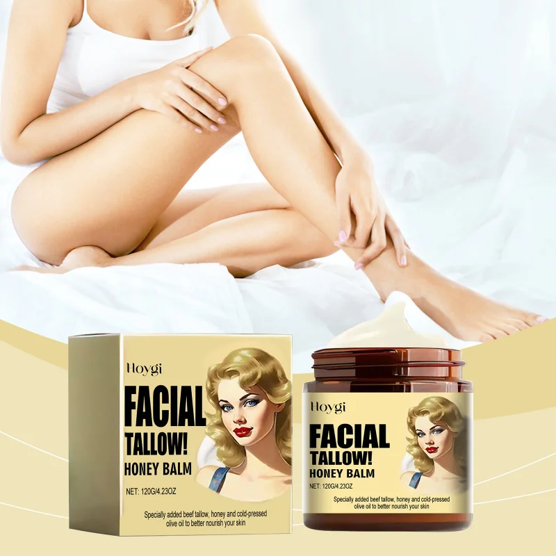 

Beef Tallow Honey Moisturizing Cream, Deeply Hydrates Nourishes, Softens, Improves Dryness & Redness, Soothes & Cares