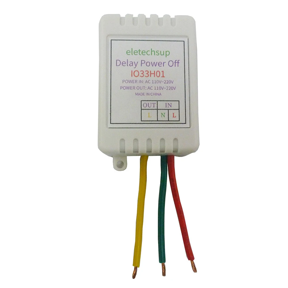 1-480 Min. Timer, einstellbarer Ausschaltverzögerungsregler, AC 110 V, 220 V, Einschaltverzögerung, Ausschaltrelais, AC 220 V, 7 A, Spannungsausgang – Detail 8