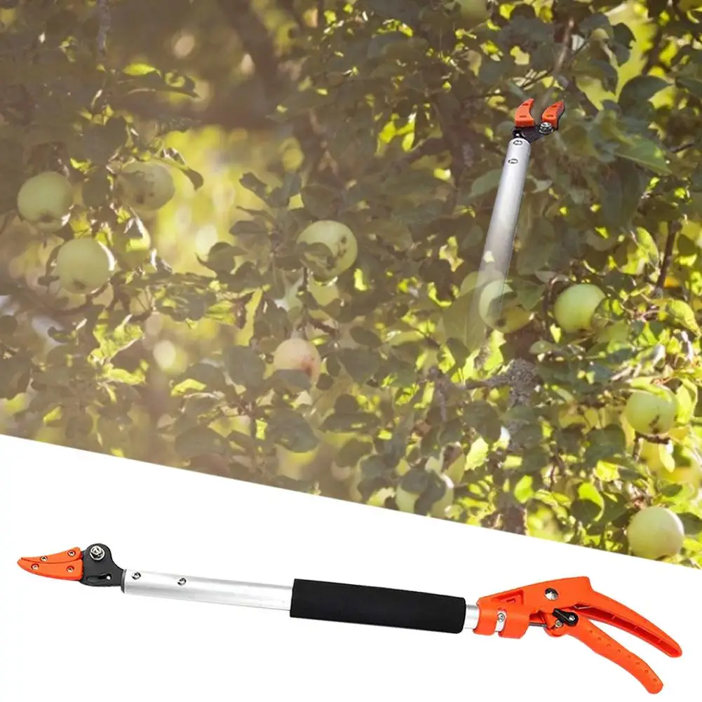100cm Cutting Fruit Picker Branch Cuttter Telescoping Pruner Bypass Pruner Tree Cutter For Garden Trimming Hedges Shrubs