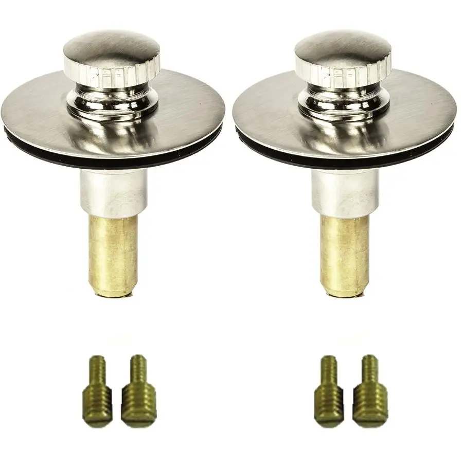 

Заглушка для слива ванны Lift n Lock Push Pull с фитингами 3/8 и 5/16, комплект из 2 штук