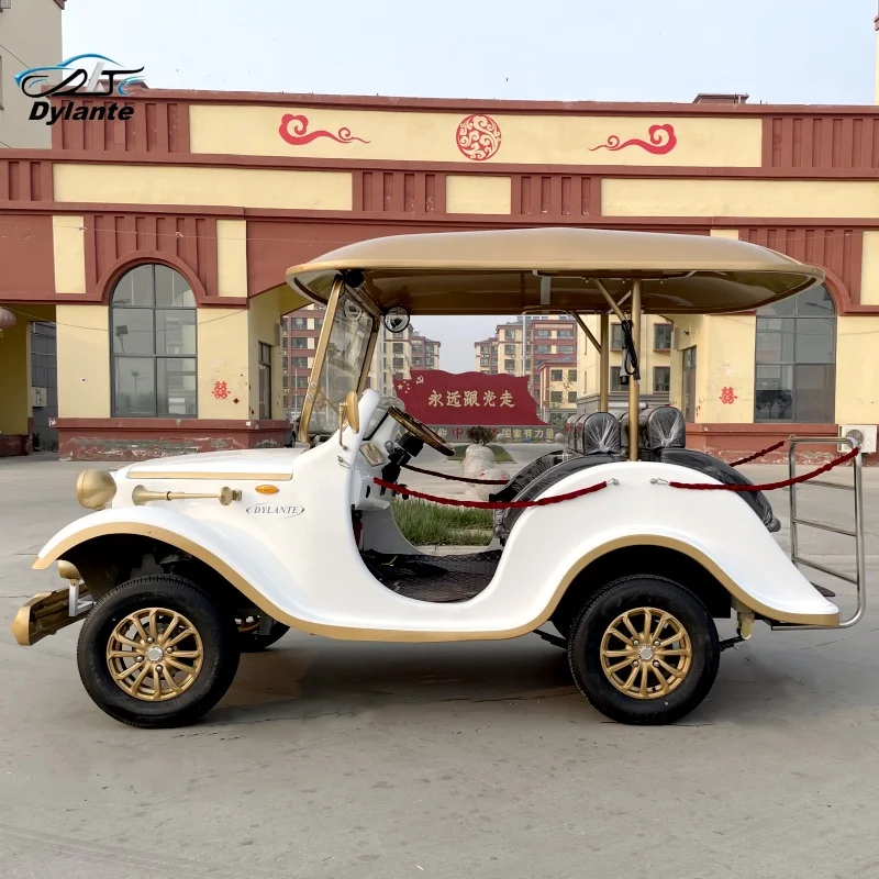 

Hot Sale Body Shell Vintage Classic 4 5 6 Seat Antique Vintage Car Wedding Resort Tour Bus Reception Car