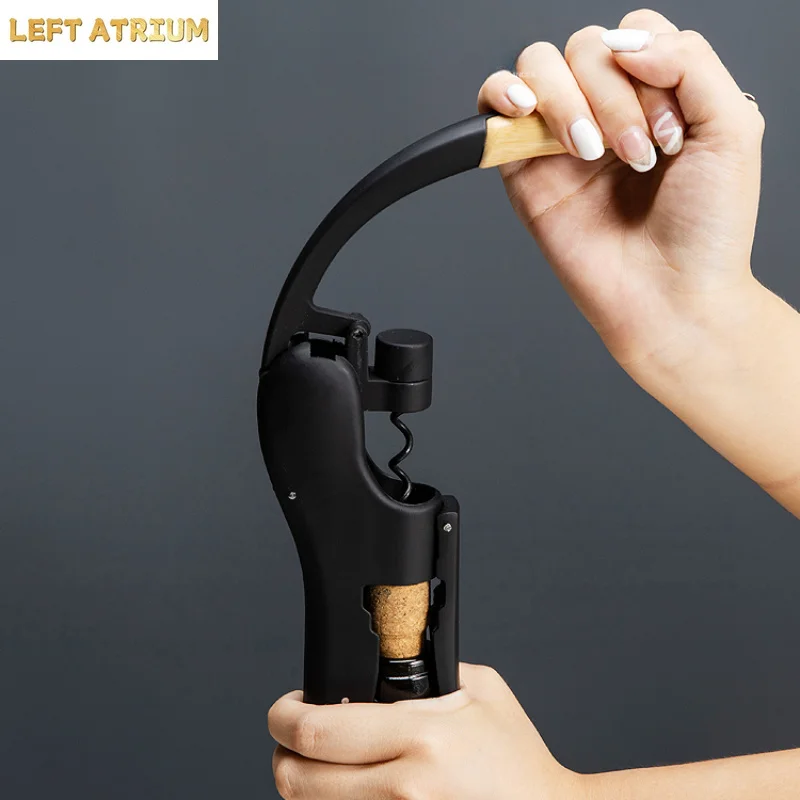 Goose Head Red Wine Bottle Opener with Wooden Handle Wine Bottle Opener Household Rabbit shaped Bottle Opener Wine Set