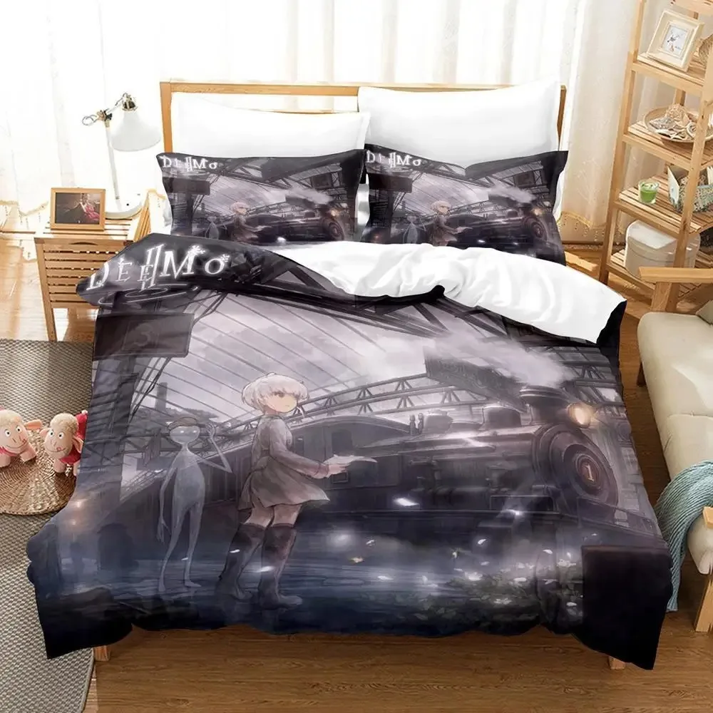 

Game DEEMO II Bedding Set Single Twin Full Queen King Size Bed Set Adult Kid Bedroom Duvet cover Sets 3D Anime Bed Sheet Set