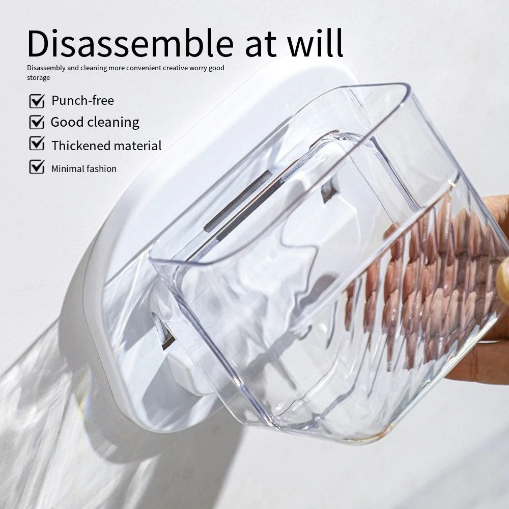 Punch Free Wall-mounted Plastic Vase Clear Detachable Wall Hanging Fish Tank Creative Multi-function Hydroponic Flower Pot