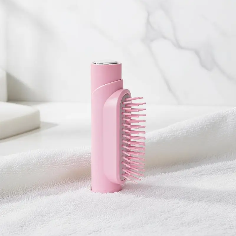 2 In 1 Hair Mist Spray Comb Pocket Detangling Scalp Massage Comb Anti Static Refillable Water Spray Hairbrush Hair Styling Tools